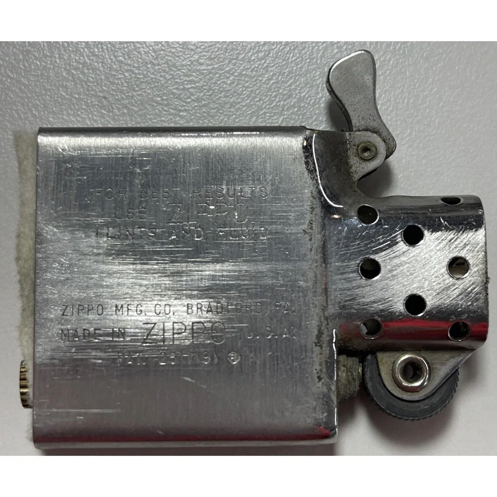 Zippo lighter vintage Pat. 2517191 Bradford PA 4i‎